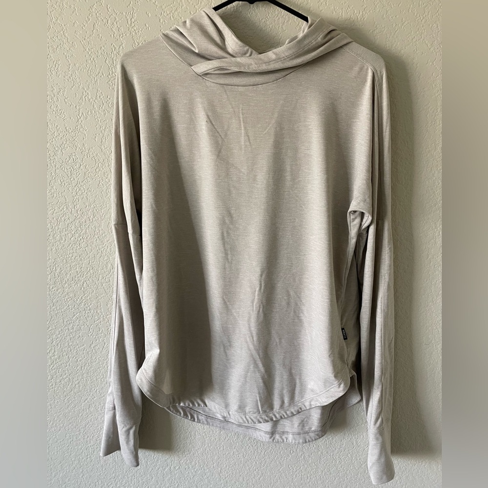 REI Co-op Women's Sahara Shade Light Gray Hoodie